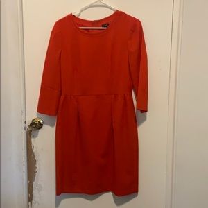 J. Crew red dress
